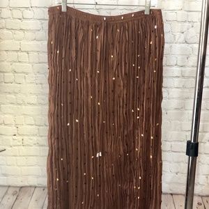 Bob Mackie Studio brown sequin maxi 8